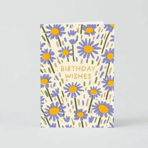 Wrap Klappkarte 'Flower Field Birthday'