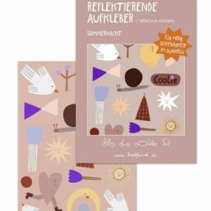 Set Reflektierende Aufkleber 'Sommernacht' von halfbird