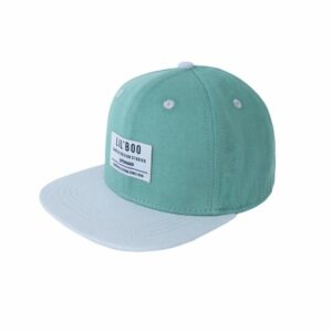 Lil' Boo Kappe 'Organic Block Snapback Green'