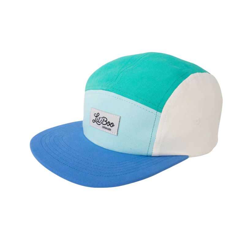 Lil' Boo Kappe 'Block Ocean 5 Panel'