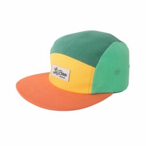 Lil' Boo Kappe 'Block Orange Green 5 Panel'