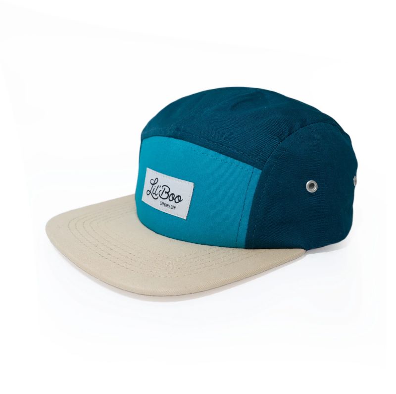 Lil' Boo Kappe 'Block Green 5 Panel'