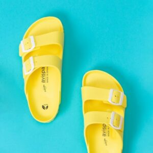 VEGANE BIO EVA SANDALE COACHELLA AVISPAS Farbe Gelb