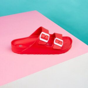 VEGANE BIO EVA SANDALE COACHELLA AVISPAS Farbe rot