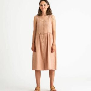 Matona Gerafftes Kleid 'rosewood'