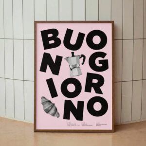 studio ciao Plakat A3 'Buongiorno'
