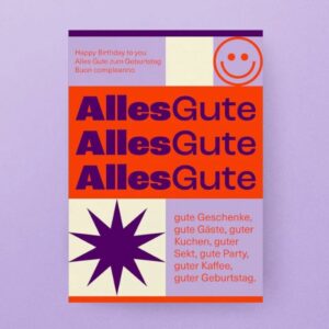studio ciao Postkarte Din A6 'Alles Gute'