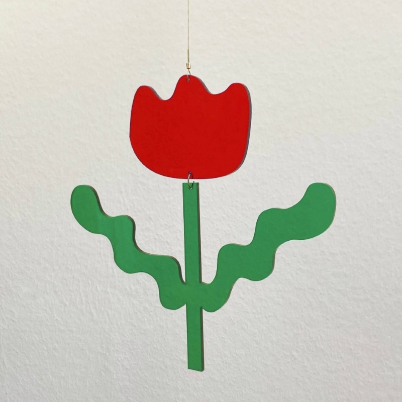 enna studio Mobile 'Tulpe' (rot und blau) – Bild 2