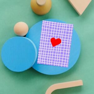 Ute Arnold Studio Postkarte 'Herzi'