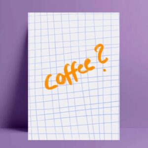 Ute Arnold Studio Postkarte 'Coffee'