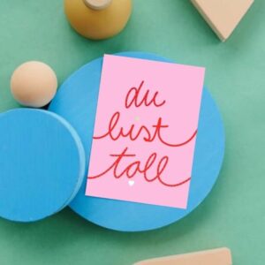 Ute Arnold Studio Postkarte 'Du bist toll'