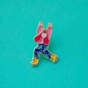 Ana Seixas Pin 'Roller Skater'