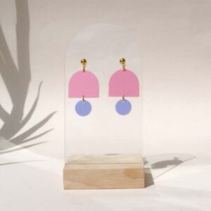 niemalsmehrohne Ohrringe 'Bubblegum Color Statement'