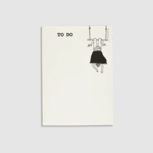 helen b Schreibblock 'trapeze girl'