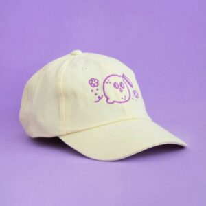 Ana Seixas Cap 'Magic Lemon Cap // Light Yellow & Purple'