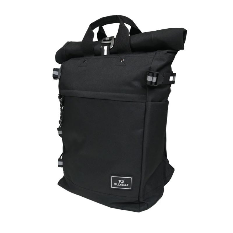 BILLYBELT Rolltop Rucksack 'schwarz'