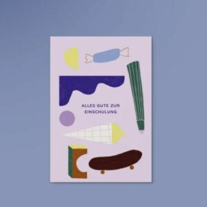 Anna Beddig Postkarte 'Alles Gute zur Einschulung'