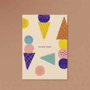 Anna Beddig Postkarte 'Du bist cool'