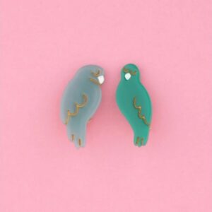 Coucou Suzette Haarclip-Set 'Lovebirds'
