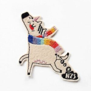 Aufnäher 'FCK NZS Einhorn' von Halfbird