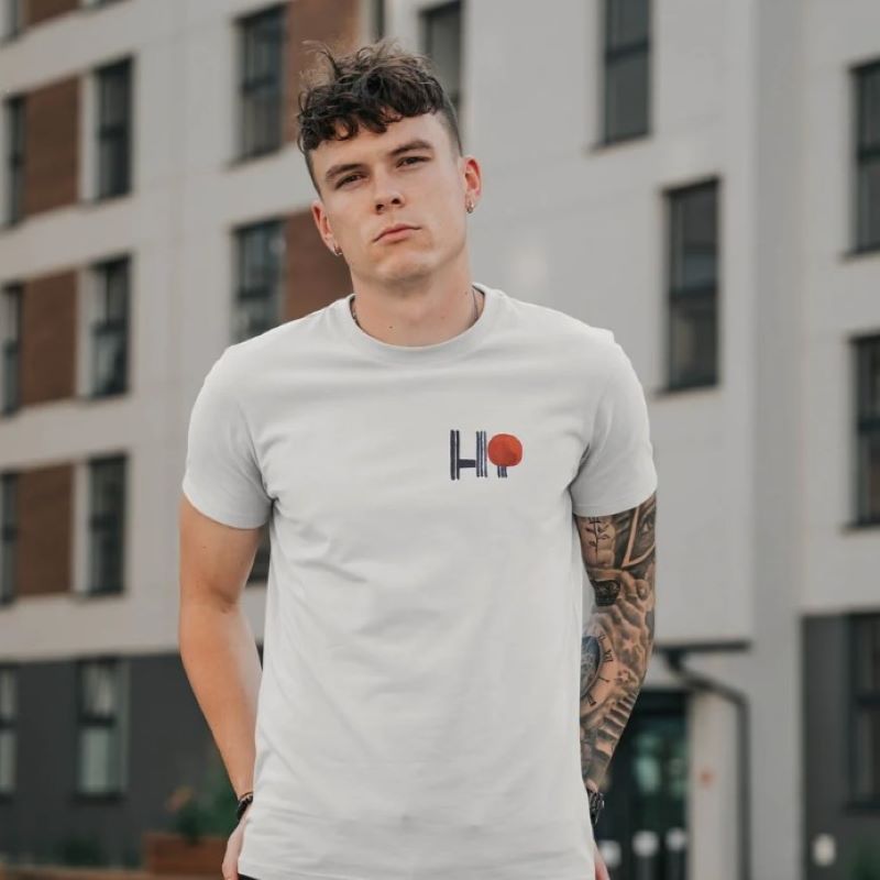 Bügelbild 'Schriftzug Hi' von Halfbird – Bild 2