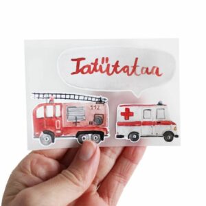 Bügelbilder Set 'Tatütata' von Halfbird