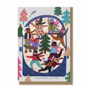 Daria Solak Klappkarte 'Ice Rink'