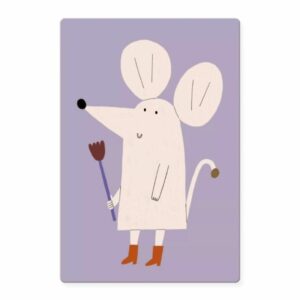 Kleines Schneidebrett 'Gestiefelte Maus' NUUKK