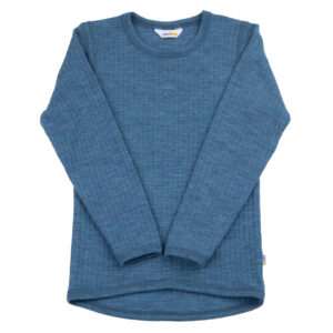 Joha Longsleeve Merinowolle 'denim blau'