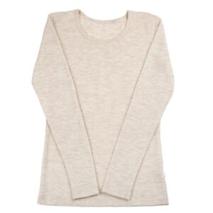 JOHA Merinowolle Longsleeve für Erwachsene creme