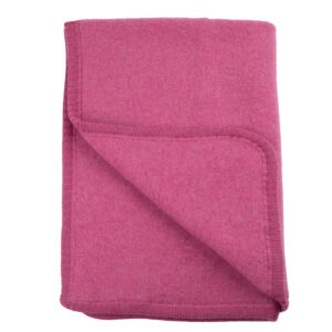 Wollfleece Decke Joha himbeere