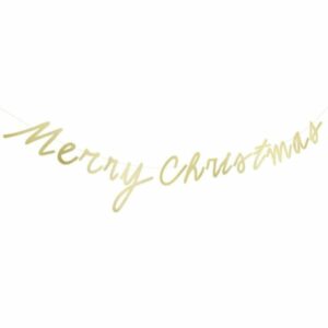 Paper Poetry Girlande 'Merry Christmas - Gold 3m'