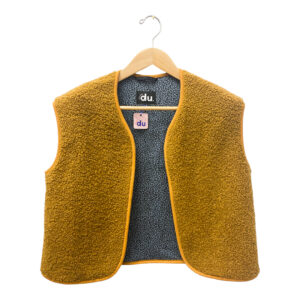 Teddyweste "cognac" mit Leo Futter studio du.