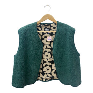 Teddyweste "dunkelgrün" studio du.