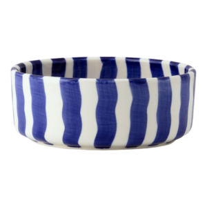 Magazin Minori Schale 'Stripes - mare blue'