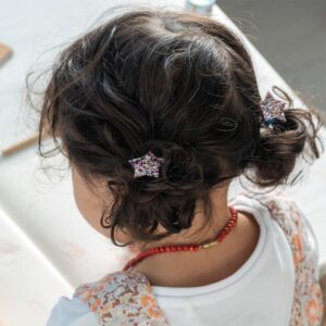 Glitzerstern-Haargummis 'Fairies in the Garden' (4-er Set)