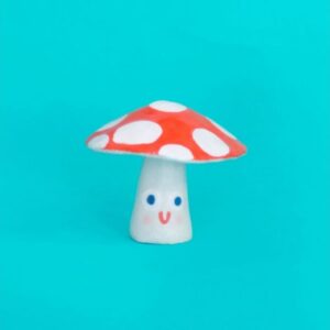 Ana Seixas Keramik Skulptur 'Mini Mushrooms'