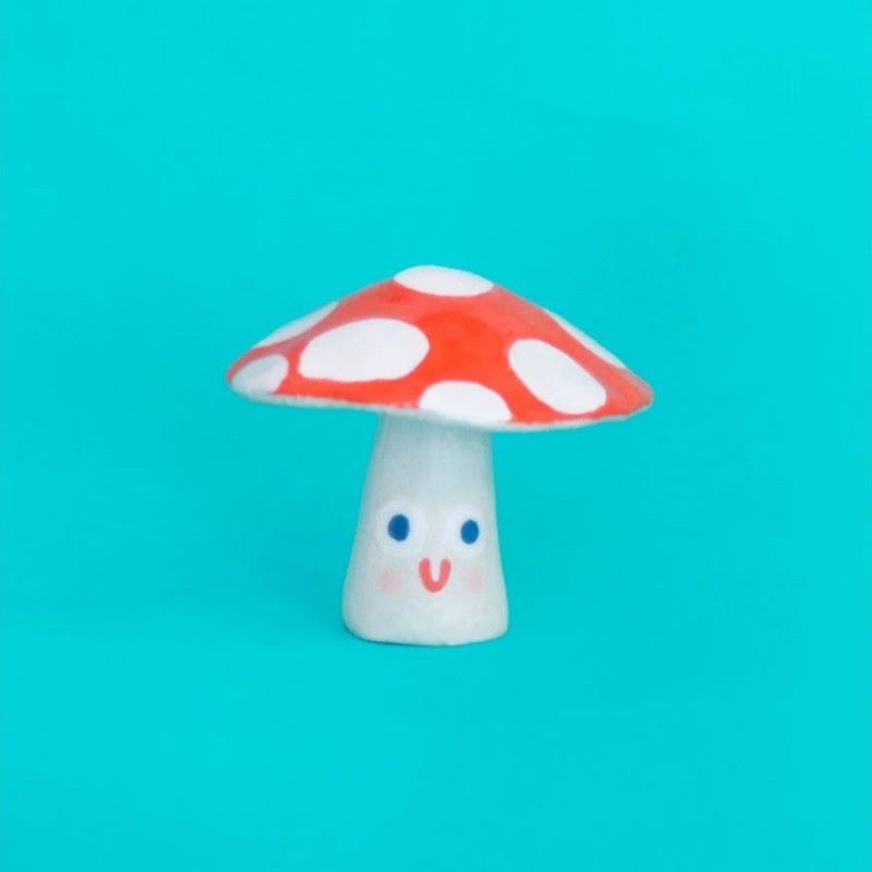 Ana Seixas Keramik Skulptur 'Mini Mushrooms'