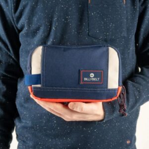 BILLYBELT Kulturbeutel 'Navy & Ivory'