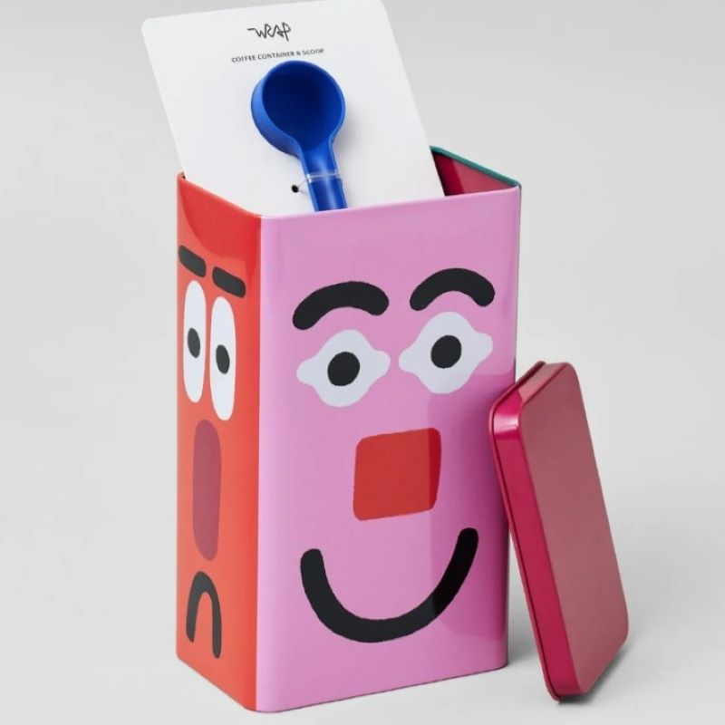 Wrap Kaffeedose 'Faces' – Bild 2