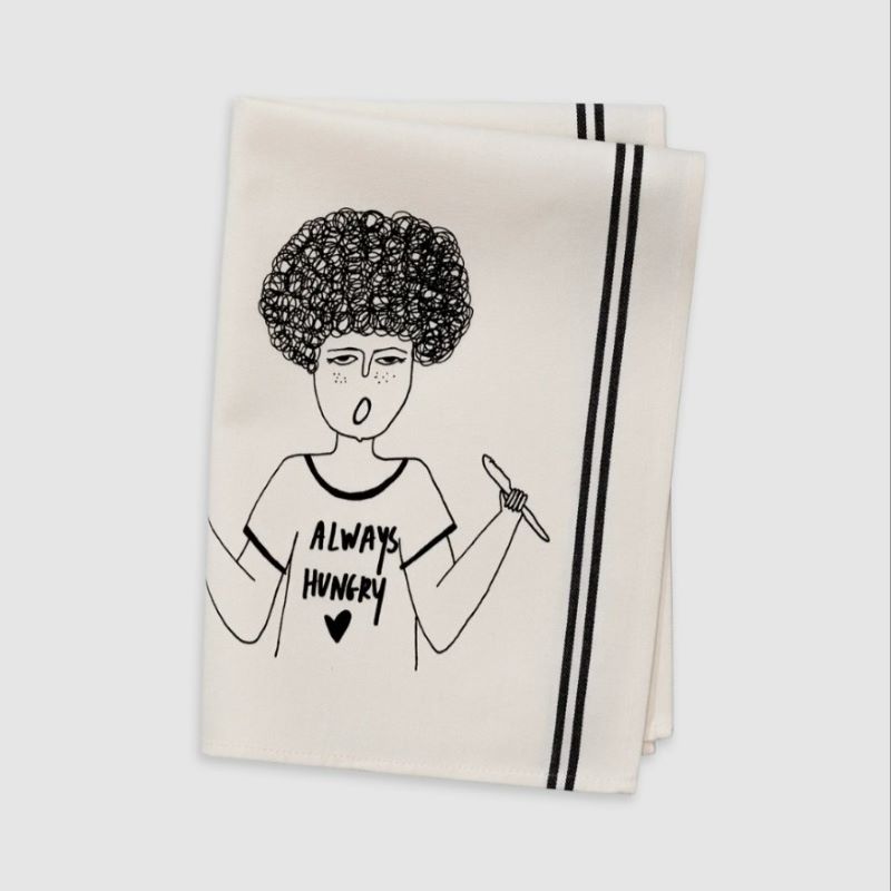 helen b Geschirrtuch 'always hungry rita'