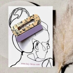 Ute Arnold Studio Haarklammern auf Karte 'Pastell Leo'