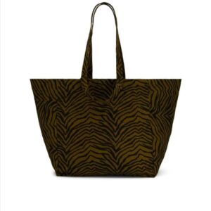 Rose in April Tote bag 'Elisa Tapenade Zebra'