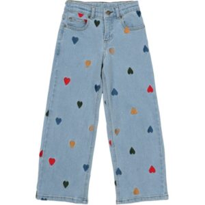 THE NEW TNNessa Wide Jeans mit Herzchen