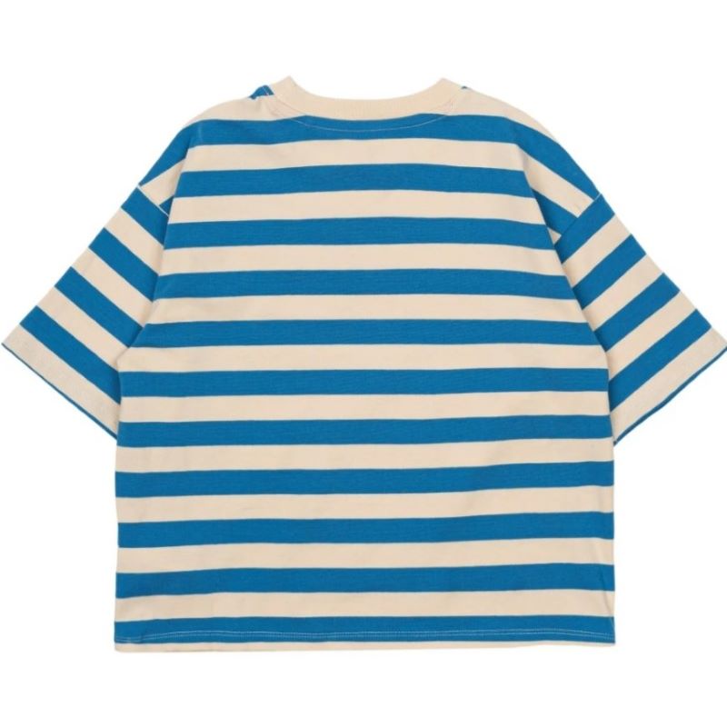 THE NEW TNNanny Oversize T-shirt 'White Swan Striped' – Bild 2