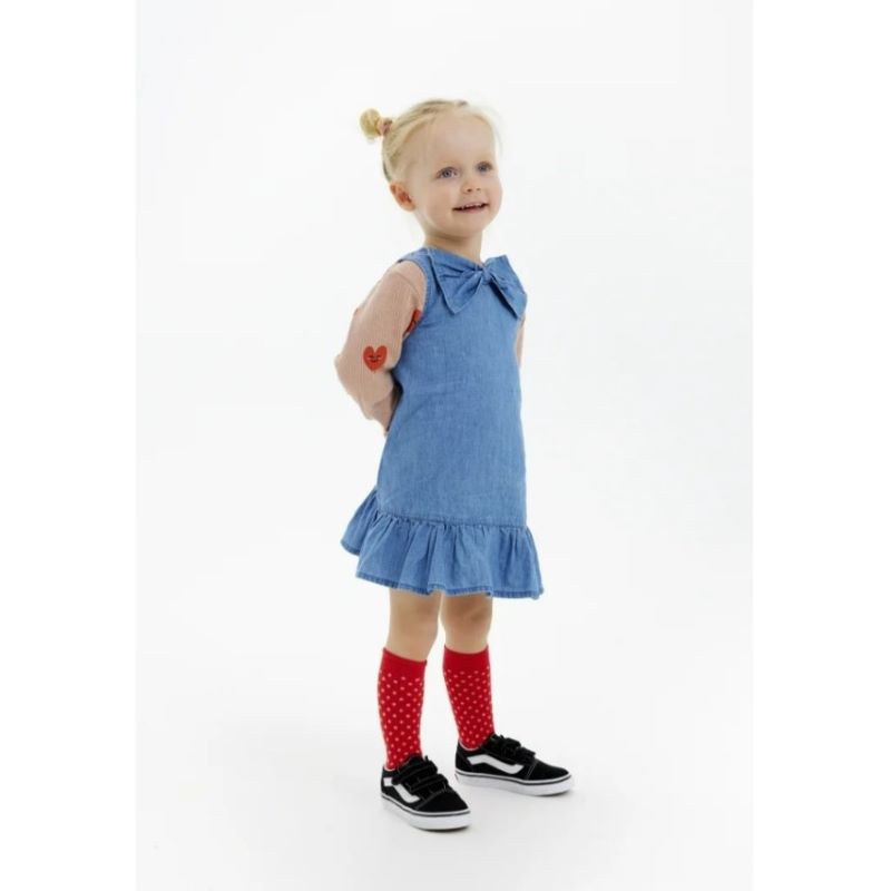 THE NEW TNSTNynne Gerippte Langarmbluse 'Adobe Rose' – Bild 3