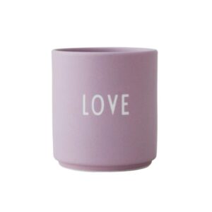 Design Letters Porzellanbecher 'LOVE' (Lavendel)