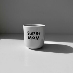 Lou Loto Porzellanbecher 'Super Mom'