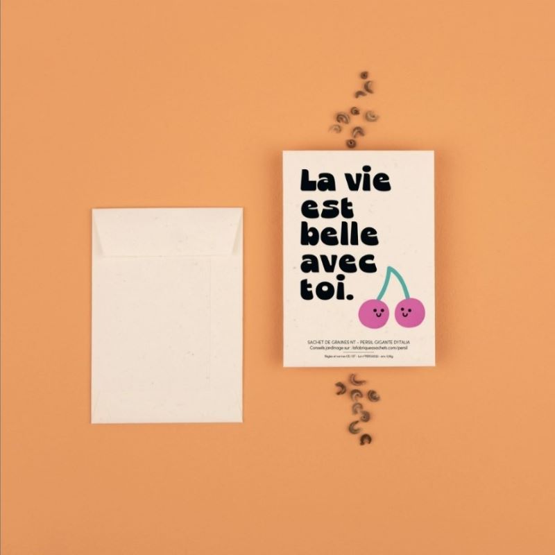 La Fabrique à Sachets Petersiliensamen 'Das Leben ist gut mit dir'