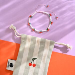 Ava&Yves Perlenarmband 'Kirschen'